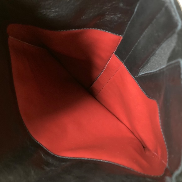 Banana Republic Black Leather High Heeled Boots Size 8.5 - Picture 4 of 6